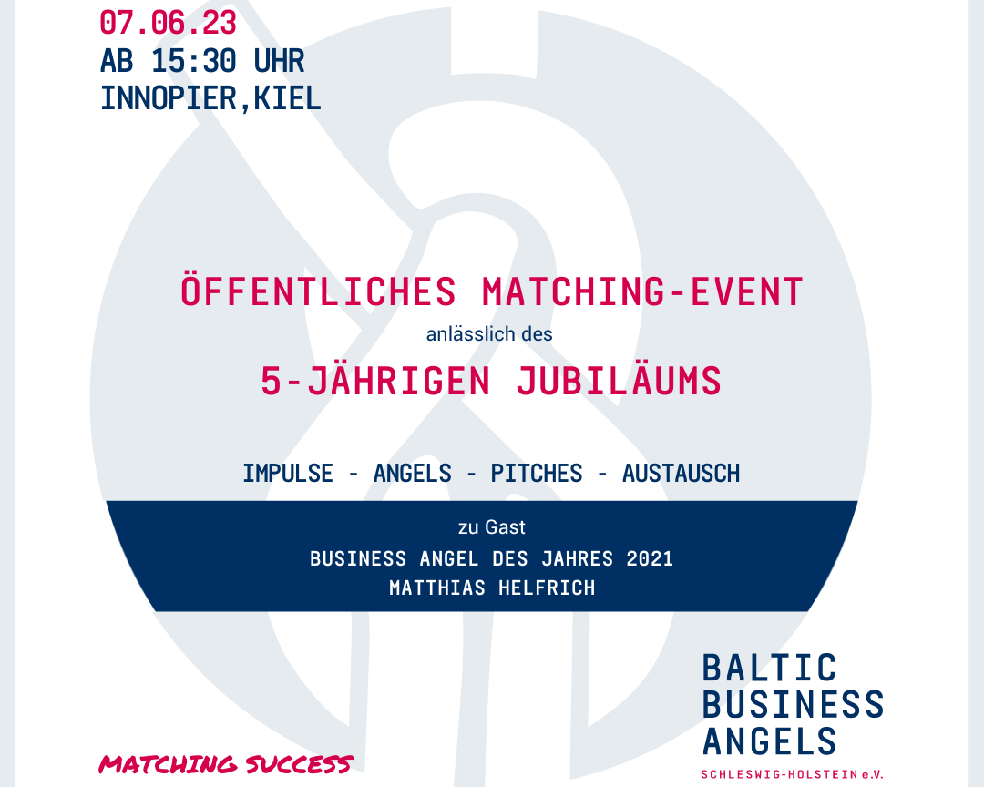 Read more about the article Öffentliches Matching-Event am 07. Juni